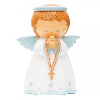 Őrangyal - gyermek persely 20cm - kék