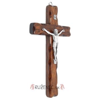 Fa kereszt 25cm - sötétbarna