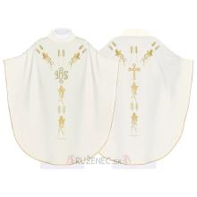 Chasuble - embroidery IHS + ears