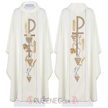 Chasuble ecru - embroidery - 001