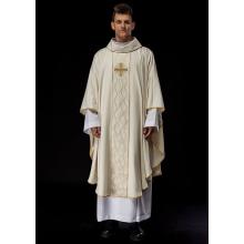 Biely ornát - Výšivka kríž +