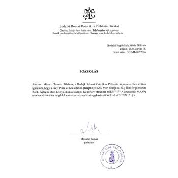Móri Ezerjó - Messwein weiss trocken