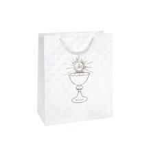 Ajándéktáska - Elsőáldozás - kissebb - 18x23x10cm