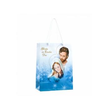 Darčeková taška - vianočná - 200 x 180 x 80mm