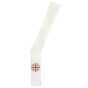 Diakonská štóla - biela-ecru