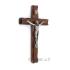 Wood cross 16cm - dark brown