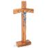 Drevený kríž s podstavcom 22cm - olivové drevo