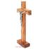 Drevený kríž s podstavcom 22cm - olivové drevo