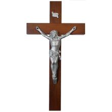 Drevený kríž 45cm - tmavohnedý