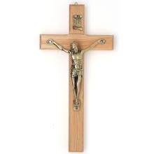 Kruzifix Holz 18 cm