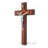 Wood cross 18cm - brown