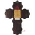 Wood cross 29cm - with metal insert