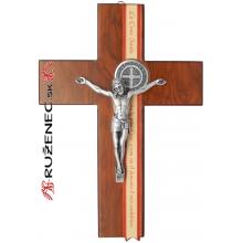 Drevený kríž 27cm - Sv. Benedikt