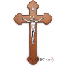 Drevený kríž 30cm - tmavohnedý