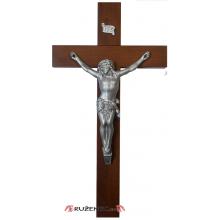 Fa kereszt 45 cm - sötétbarna