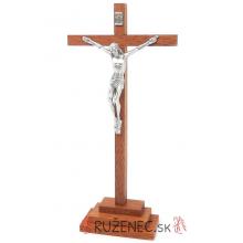 Wooden cross with base 28cm