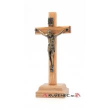 Wood cross with base 12cm