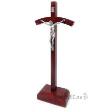 Wooden cross with base 25cm