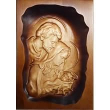 Woodcarving - Holy Family - 33x23cm image