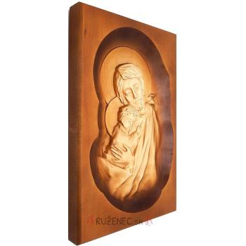 Woodcarving - Saint Joseph - 34x22cm image