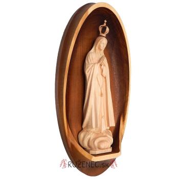 Woodcarving - Our Lady of Fatima - 30x14cm image
