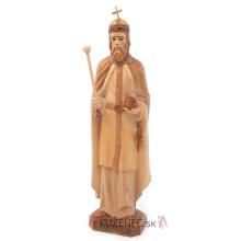 Woodcarving - St. Stephanus king - 22cm