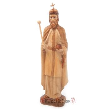 Woodcarving - St. Stephanus king - 22cm