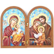 Dvojkrídlová plaketa 12x9.5cm - Matka ustavičnej pomoci - Svätá