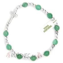 Aventurin Rosary Bracelet on elastic