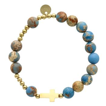 Exkluzívny ruženec na ruku - africký tyrkys