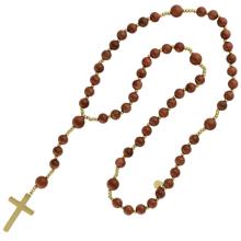Exkluzívny ruženec na šnúre - goldstone