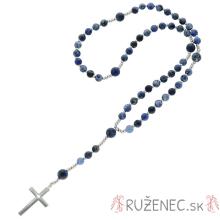 Exkluzívny ruženec na šnúre - sodalit