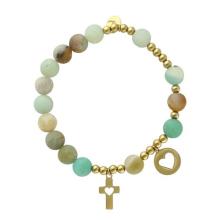 Exkluzívny ruženec na ruku - amazonit