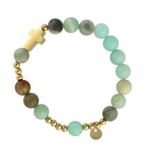Exclusive Rosary Bracelet on elastic - amazonite pearls Exclusive Rosary Bracelet on elastic - amazonite pearls