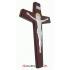 Drevený kríž 22cm - tmavohnedý