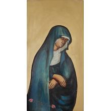 Gothic Virgin Mary - 25x50cm