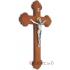 Kruzifix  Holzkreuz 30cm - braun