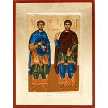 Ikona 18x24cm - Svatí Kosmas a Damián