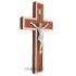 Dřevěný kříž 25cm - dvoubarevný b