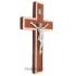 Kruzifix Holzkreuz 25cm - dunkelbraun