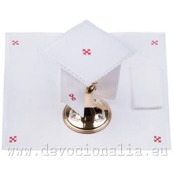 Kalichová bielizeň - červený kríž