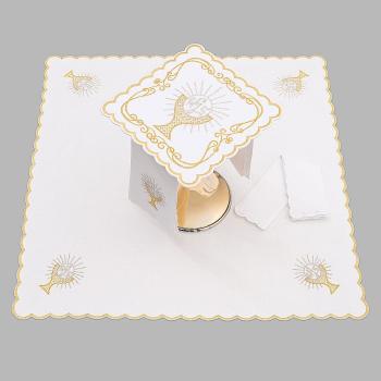 Altarwäsche linen set - Kelch + Hostien