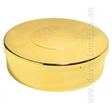 Pyx with IHS motif 9x3cm