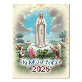 Katolikus  naptár 2026 (24x30cm) - Fatimai Szűzanya