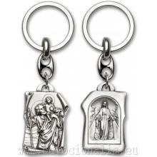 Kľúčenka - Svätý Krištof + Zázračná medaila