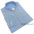 Kňazská košeľa - 80% bavlna - oxford - modrá