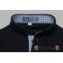 Clergy polo shirt with short sleeves - black