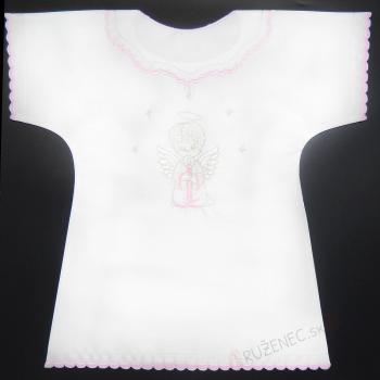Embroidered Infant Baptism Tunic - Angel