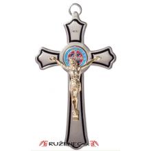 Metall Kruzifix 20cm - St. Benedict