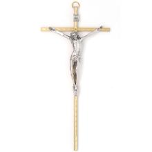 Metallic crucifix 20cm - Gold / Silver Colour